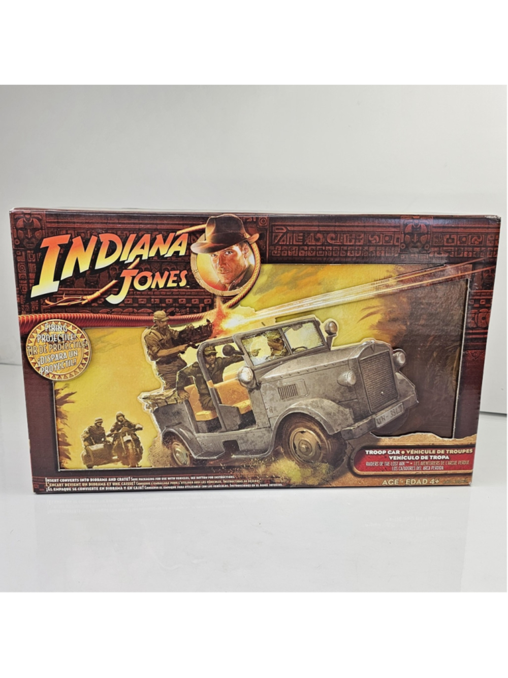 SEALED 2008 Indiana Jones Raiders of the Lost Ark German Troop Car NEW